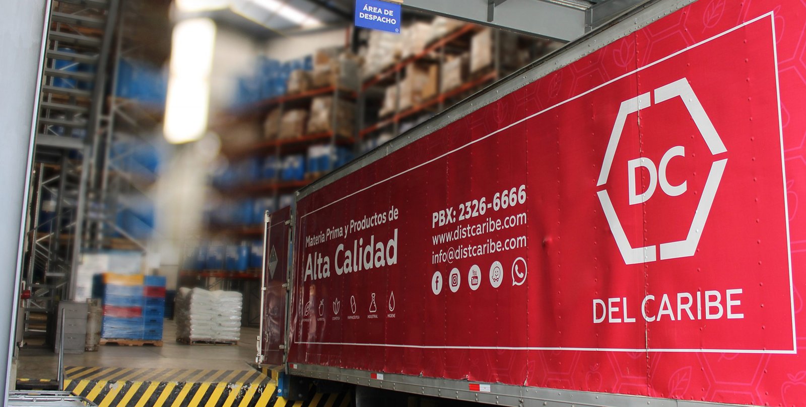 Logística y distribución — Distribuidora del Caribe